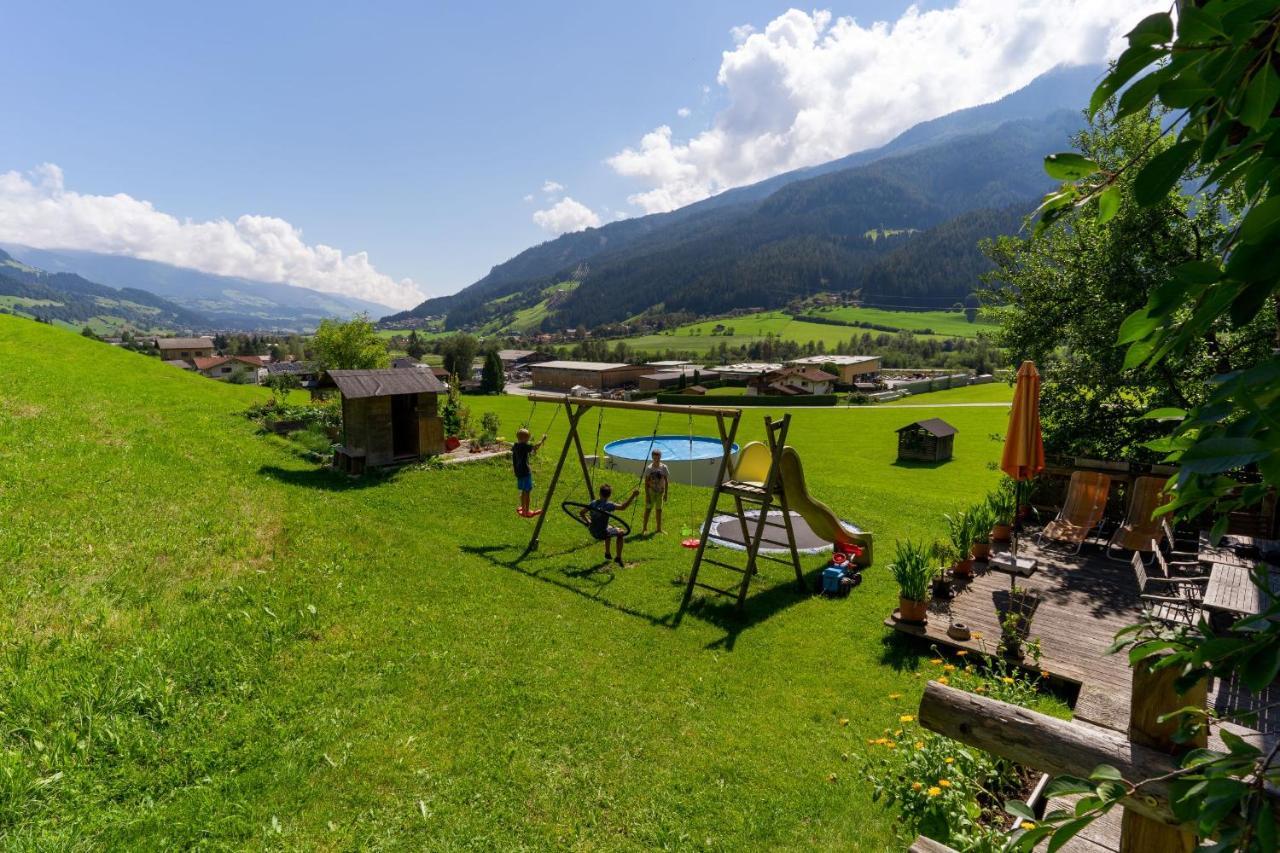 Ferienwohnung Bauernhof Obererlach Bramberg am Wildkogel Exterior foto