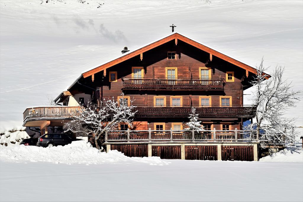 Ferienwohnung Bauernhof Obererlach Bramberg am Wildkogel Exterior foto